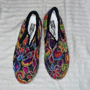 Andia Fora Rainbow embroidered sneakers